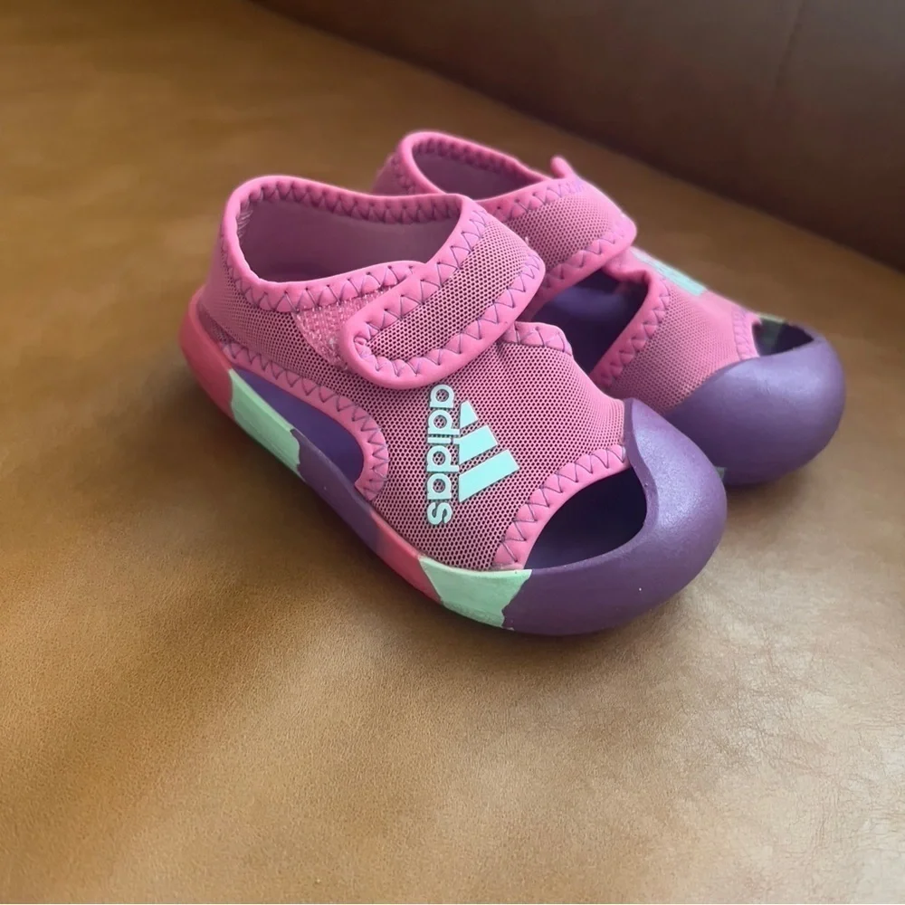 Adidas Toddler Girls  Pink/Purple/Mint Altaventure Water Outdoors Shoes  Sz 5